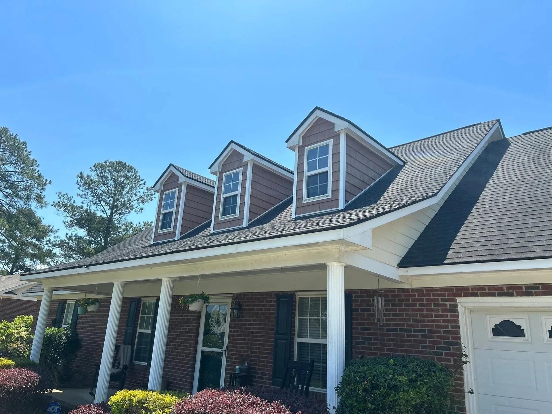 Dormers & white trim